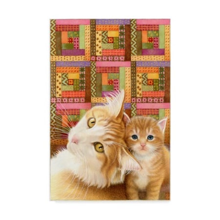Francien Van Westering 'Two Domestic Cats' Canvas Art,30x47